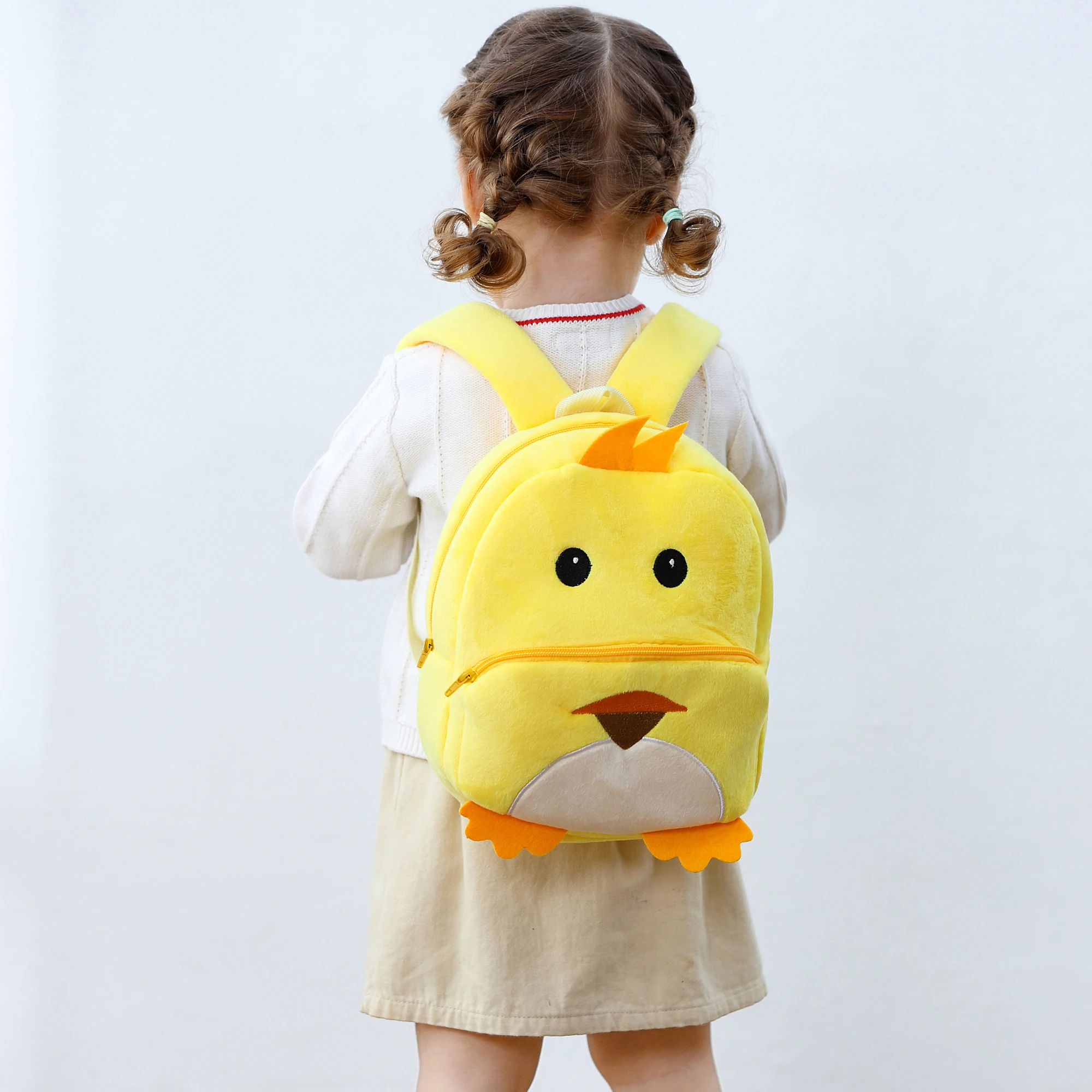 Kids Backpack Boys Cute Duck Cow Frog Backpacks School for Girls Toddler Child Schoolbag Book Bags Traveling Bag Large Capacity - Image 6