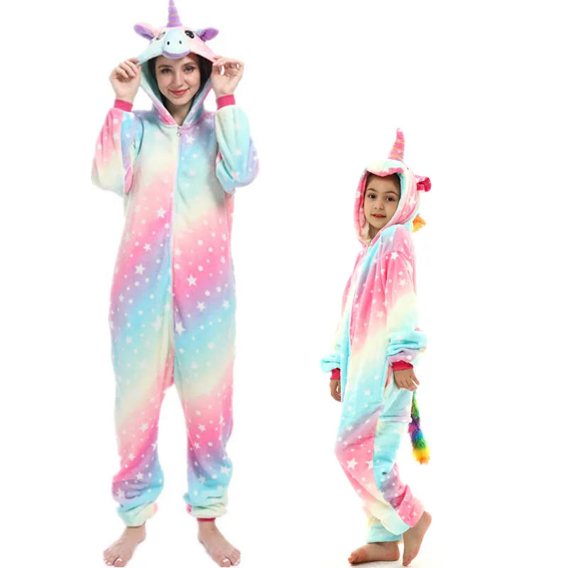 Animal Cosplay Overalls Kigurumi Tiger Costume Halloween Carnival Stage Performance Role Play for Adults Kids Clothes Party Set - Image 2