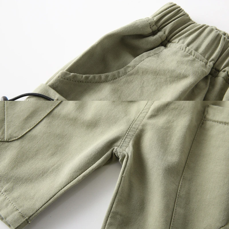 Cotton Children Brown Short Pants for Boys 2 to 3 4 5 6 7 8 Years Kids Shorts 2025 Beach Shorts Casual Loose Toddler Boy Shorts - Image 4