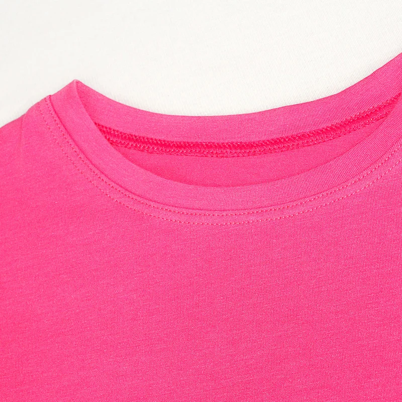 100% Cotton Toddler Girl T Shirt 2 to 3 4 5 6 7 8 9 10 11 12 13 14 Years Pink White Tshirt Flower Print Teenage Girls Tee Shirts - Image 4
