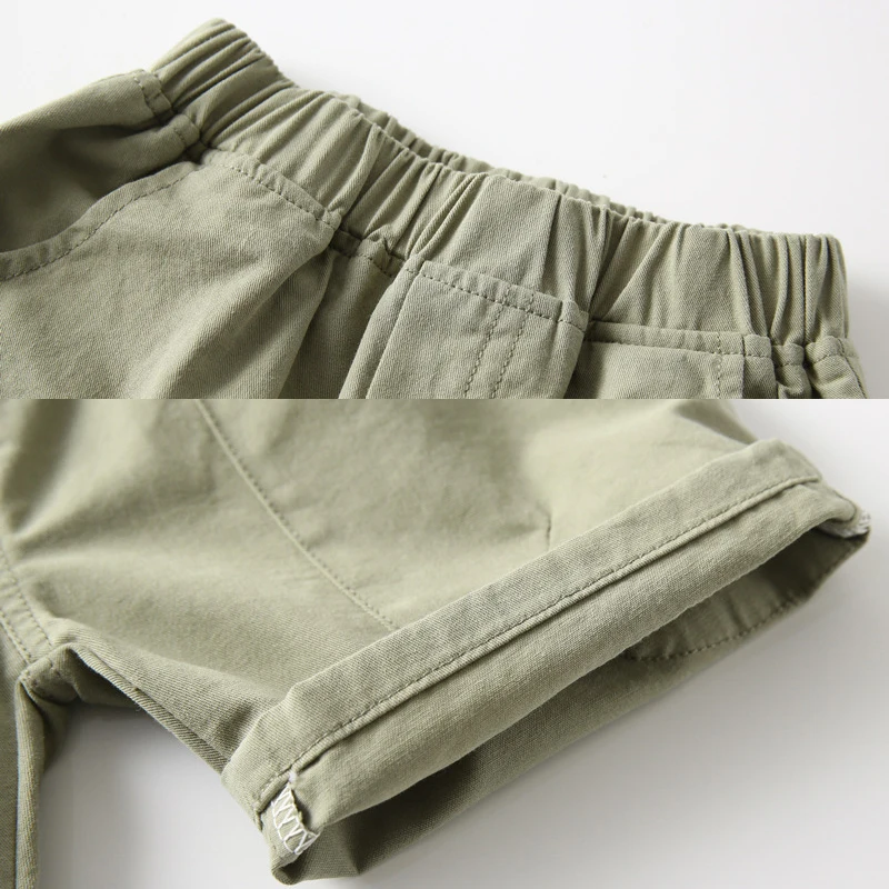 Cotton Children Brown Short Pants for Boys 2 to 3 4 5 6 7 8 Years Kids Shorts 2025 Beach Shorts Casual Loose Toddler Boy Shorts - Image 3