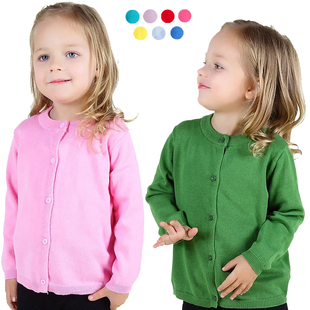 Baby Clothes Boys Cardigan 6 to 9 12 18 24 Months Soft Cotton White Black Gray Light Blue Toddler Girls Sweaters Kids Cardigans - Image 2