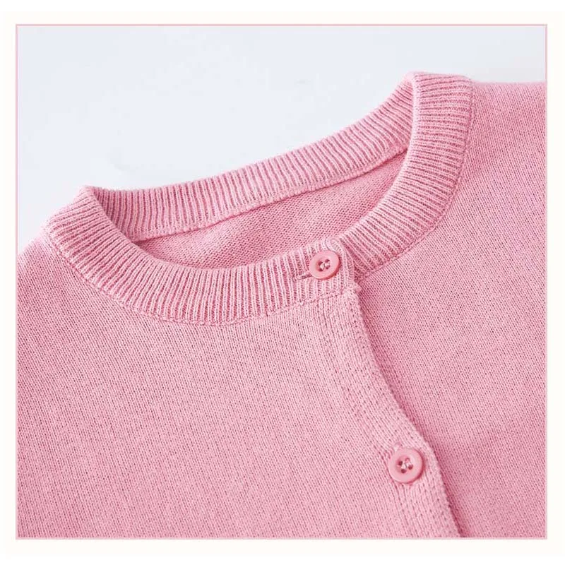 Baby Clothes Boys Cardigan 6 to 9 12 18 24 Months Soft Cotton White Black Gray Light Blue Toddler Girls Sweaters Kids Cardigans - Image 3