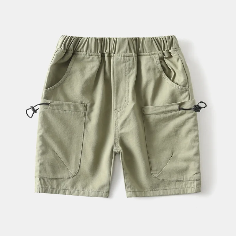 Cotton Children Brown Short Pants for Boys 2 to 3 4 5 6 7 8 Years Kids Shorts 2025 Beach Shorts Casual Loose Toddler Boy Shorts - Image 2